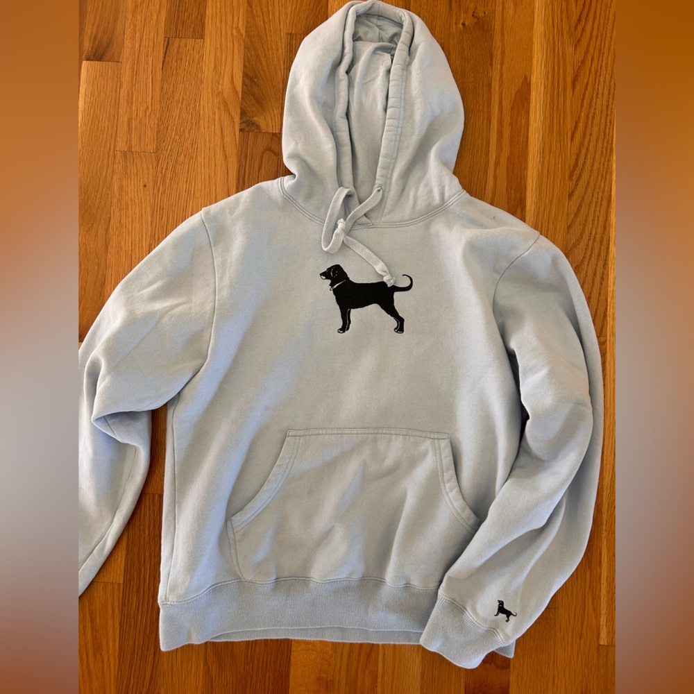 The Black Dog Sky Blue Hoodie